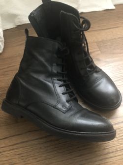 Girls 100% Leather Boots Zara