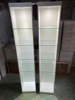 Torres Con Repisas De Cristal Luz Led