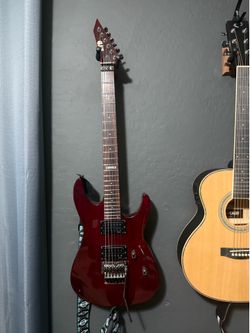 ESP LTD M-100FM Guitar and Line 6 Spider IV 75 Amp