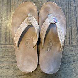 Rainbow Sandals Men’s Size L – Brown – Worn Once