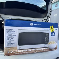 GE Microwave Oven,1200 watt Capacity, 2.0 Cubic Ft 