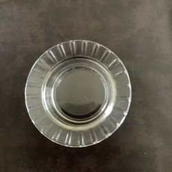 Vintage Clear Glass Dish/Ashtray