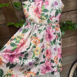  Floral Kids Dress Size 12