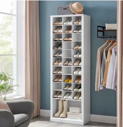 Shoe Storage Cabinet - 31 cubbie