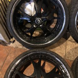22 Inch Forgiato 5 Lug 5x112 Offset Wheels