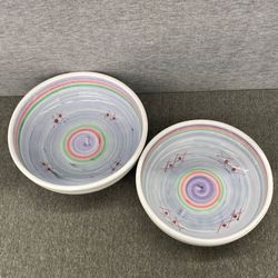 Caleca Marina Bowls (2). Item No 117 (Shopgoodwill)