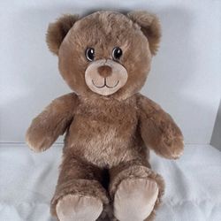 Build-A-Bear Light Brown Teddy Bear Plush Soft Toy 16"almost Brand New