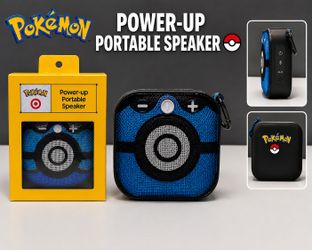 NEW Pokémon Power-Up Portable Bluetooth Speaker