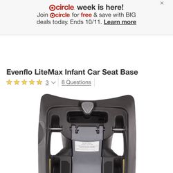 Evenflo Car Seat Base 