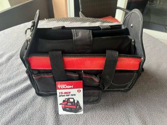 Hyper Tough 15-Inch Open-Top Tote Tool Bag - Brand New with Tags!