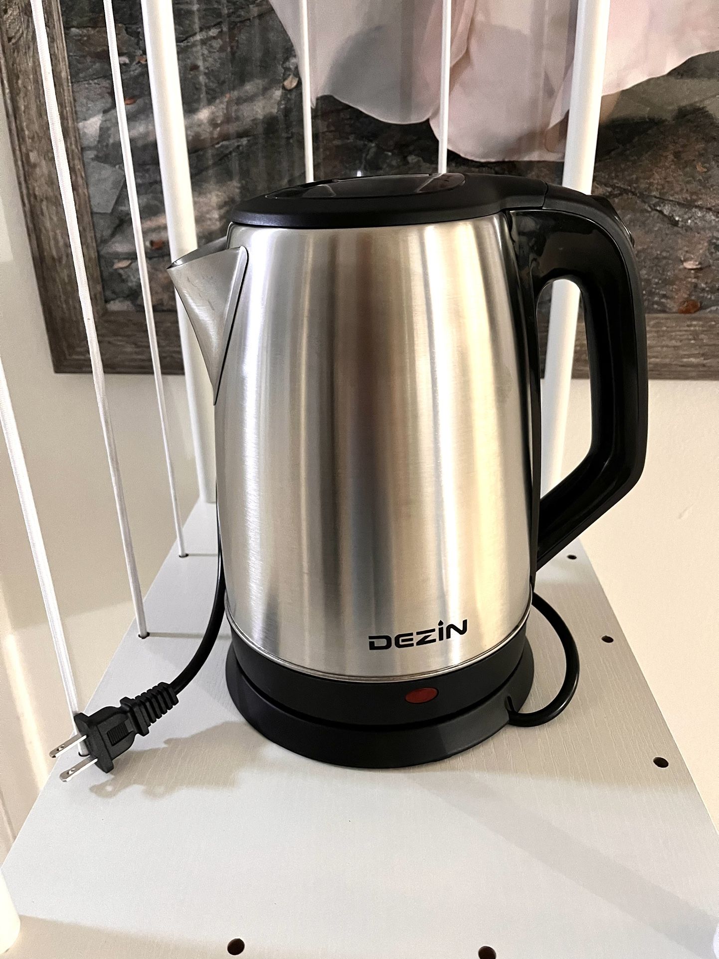 Dezin Electric Tea Kettle for Boiling Water, 2.5L Large Hot Water Boiler, Stainless Steel Fast Boil Water Heater, Electric Water Pot with Auto Shut-Of