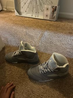 Jordan 5s wolf Grays Sz 10.5