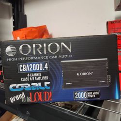 New!!! Orion COBALT 2000w 4ch Amplifier 