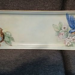Very Old Glass Serving Tray