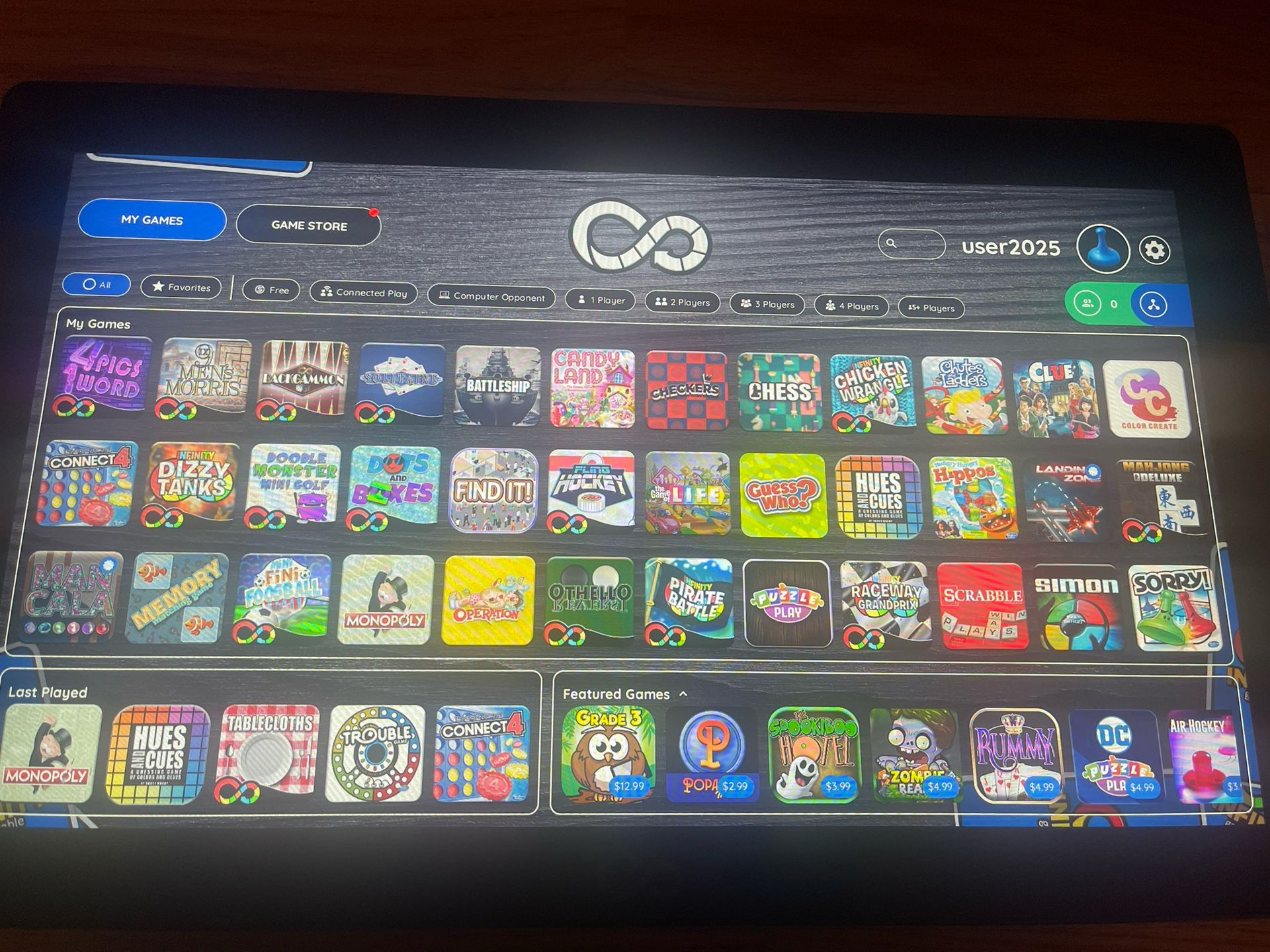 Arcade1Up Infinity board 18.5”