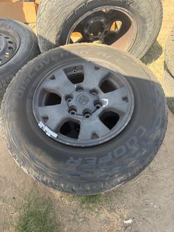 Tacoma Wheel with Cooper Discoverer A/T Tire