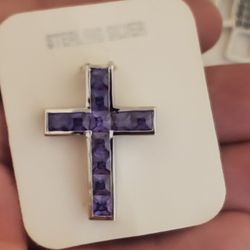 Multiple Different 925 Sterling Crosses