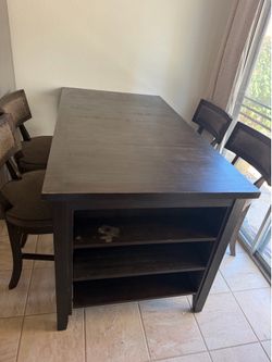 Kitchen dining table with 4 chairs
