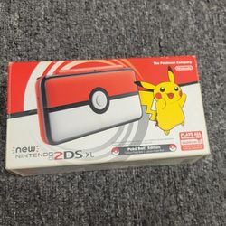 Nintendo 2DS XL Console Pokemon PokeBall Limited Edition