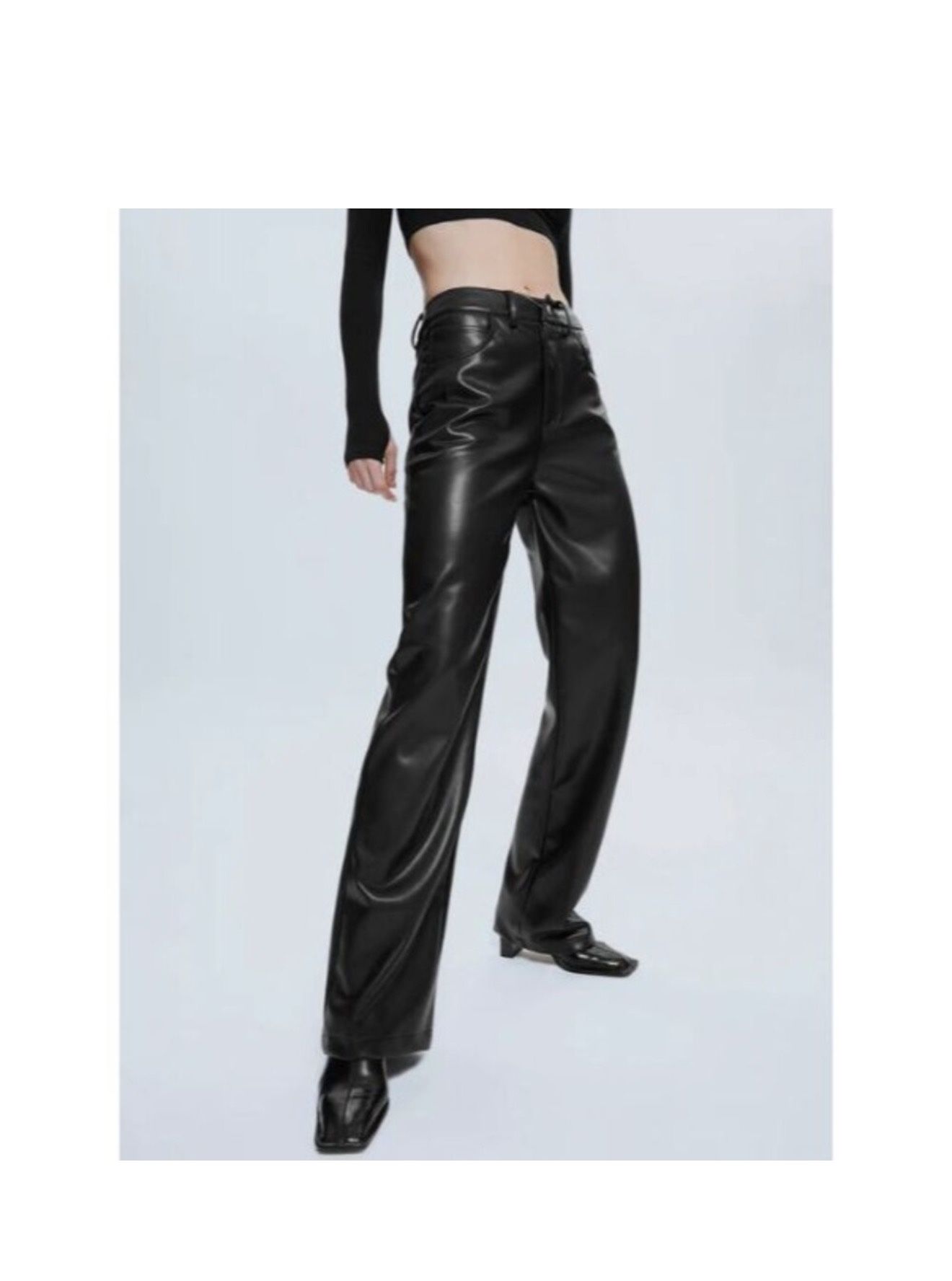 Commense faux Leather Pants 