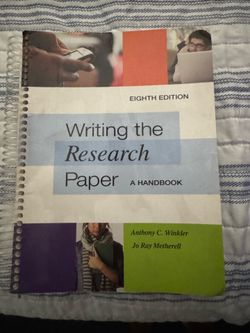Writing the Research Paper