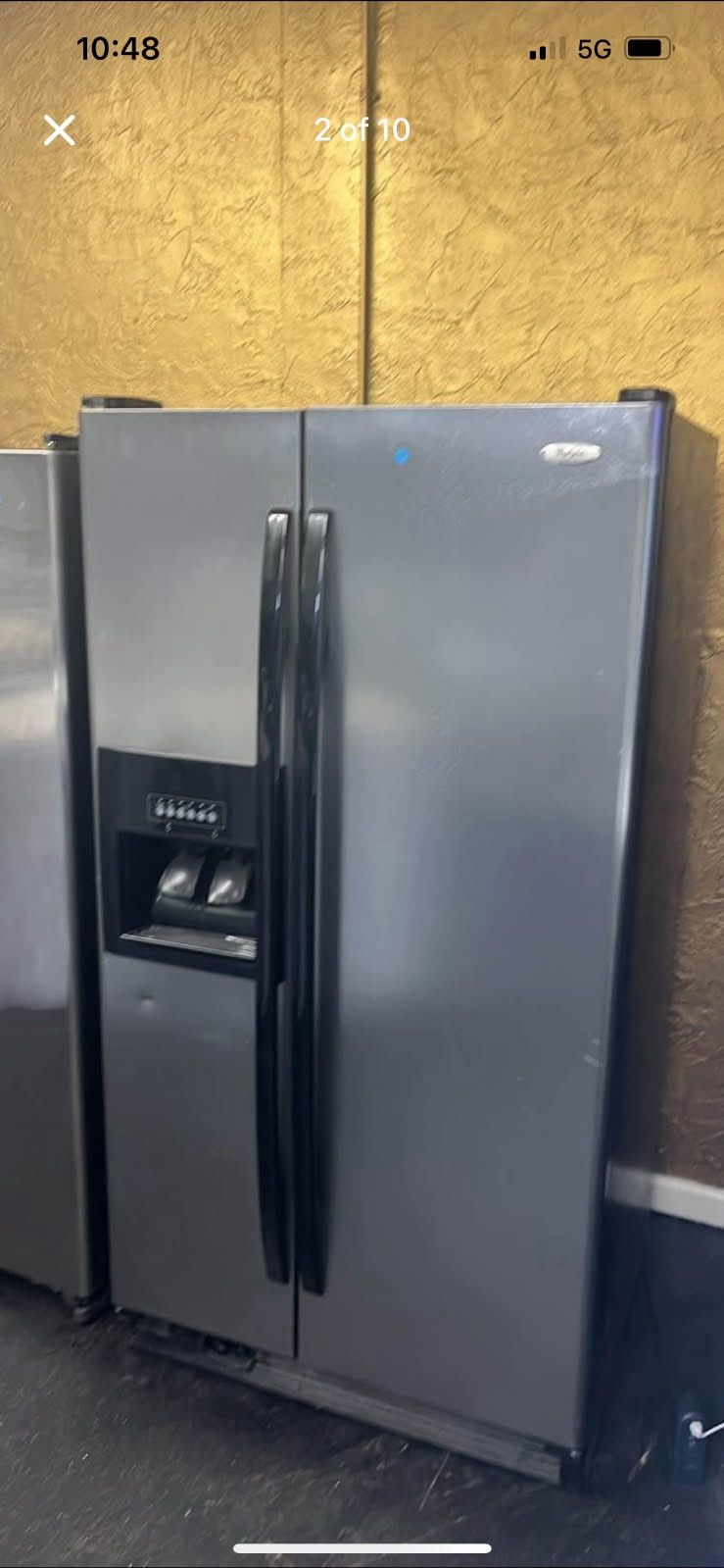 Whirlpool Side by Side Refrigerator