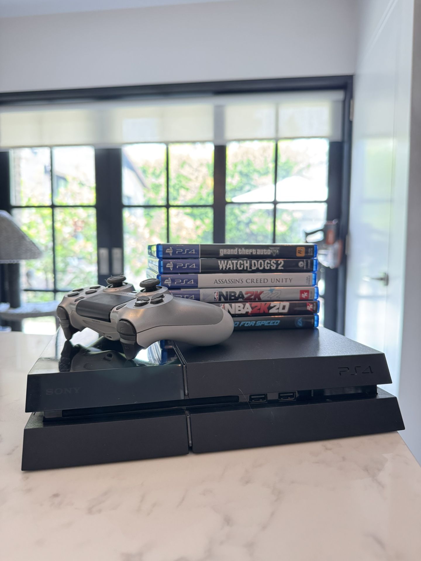 PS4 With Games And Controller