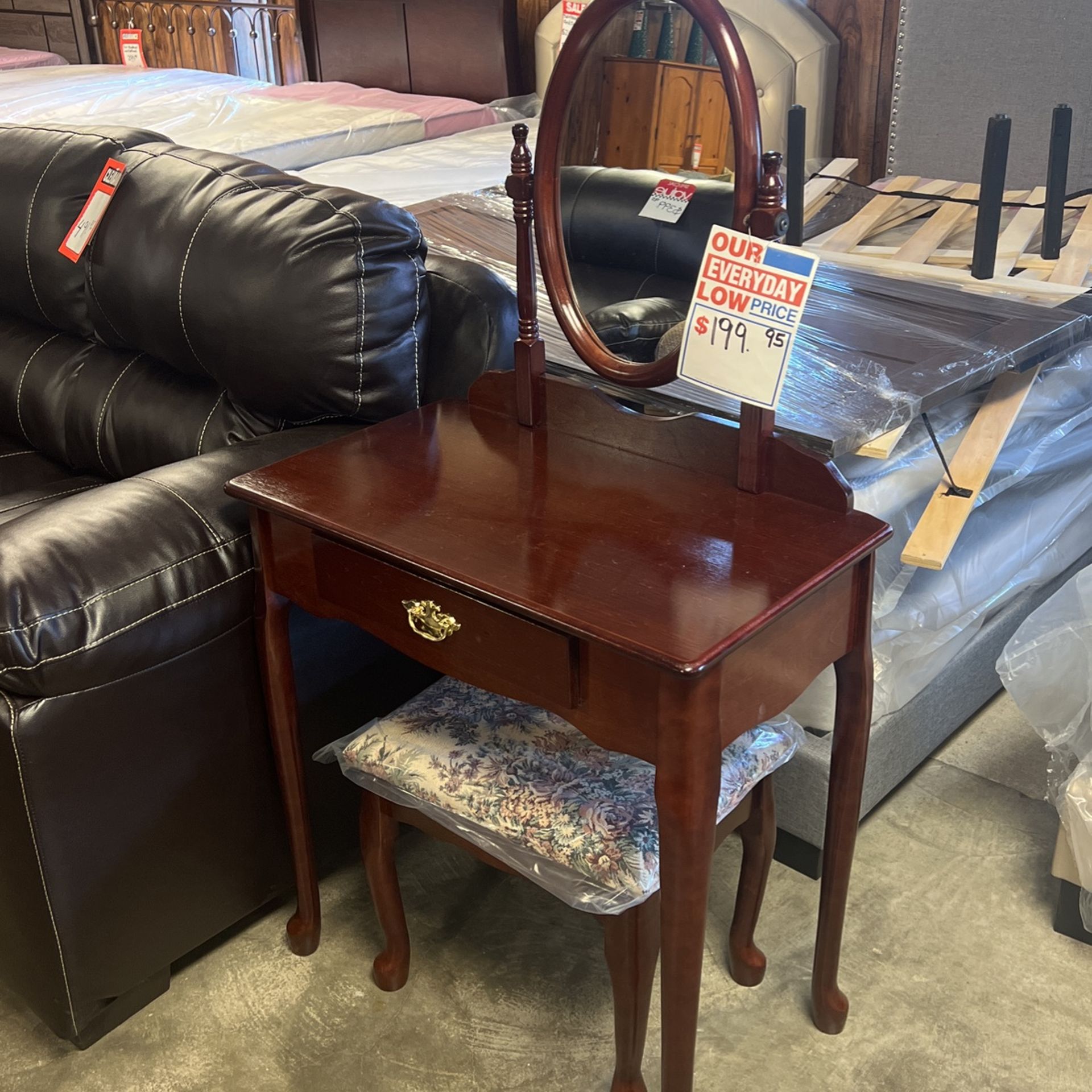 Brand new vanity with bench $200 firm