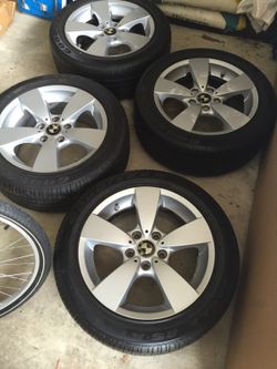 17 in Alloy BMW wheels 5x120