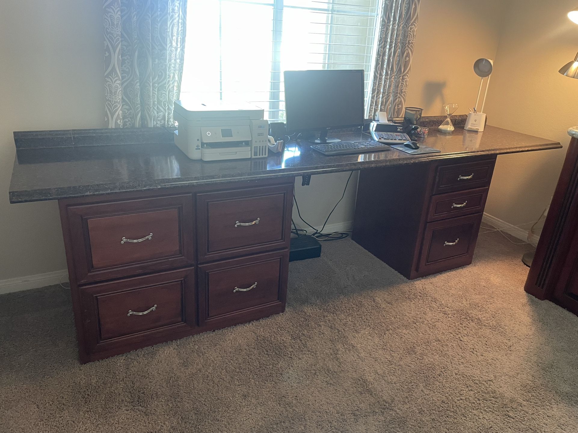 Home Office / Garage/ Small Business Cabinet Files And Counter Top. 