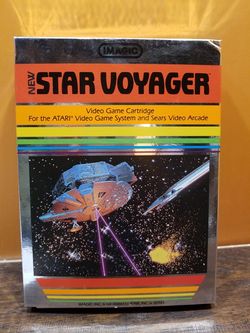 Atari 2600 star Voyager video game cartridge new