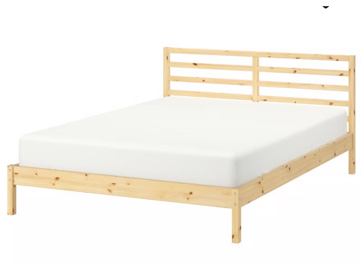 Bed frame By IKEA Size: FULL Frame Only!