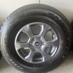 Ford Bronco - Tires and Rims 255/75R/17