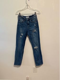 VERVET Jeans Women's Medium Wash Size 26 Distressed Stretch Skinny Excellent Con