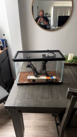 Glass Reptile Tank with Mesh Lid