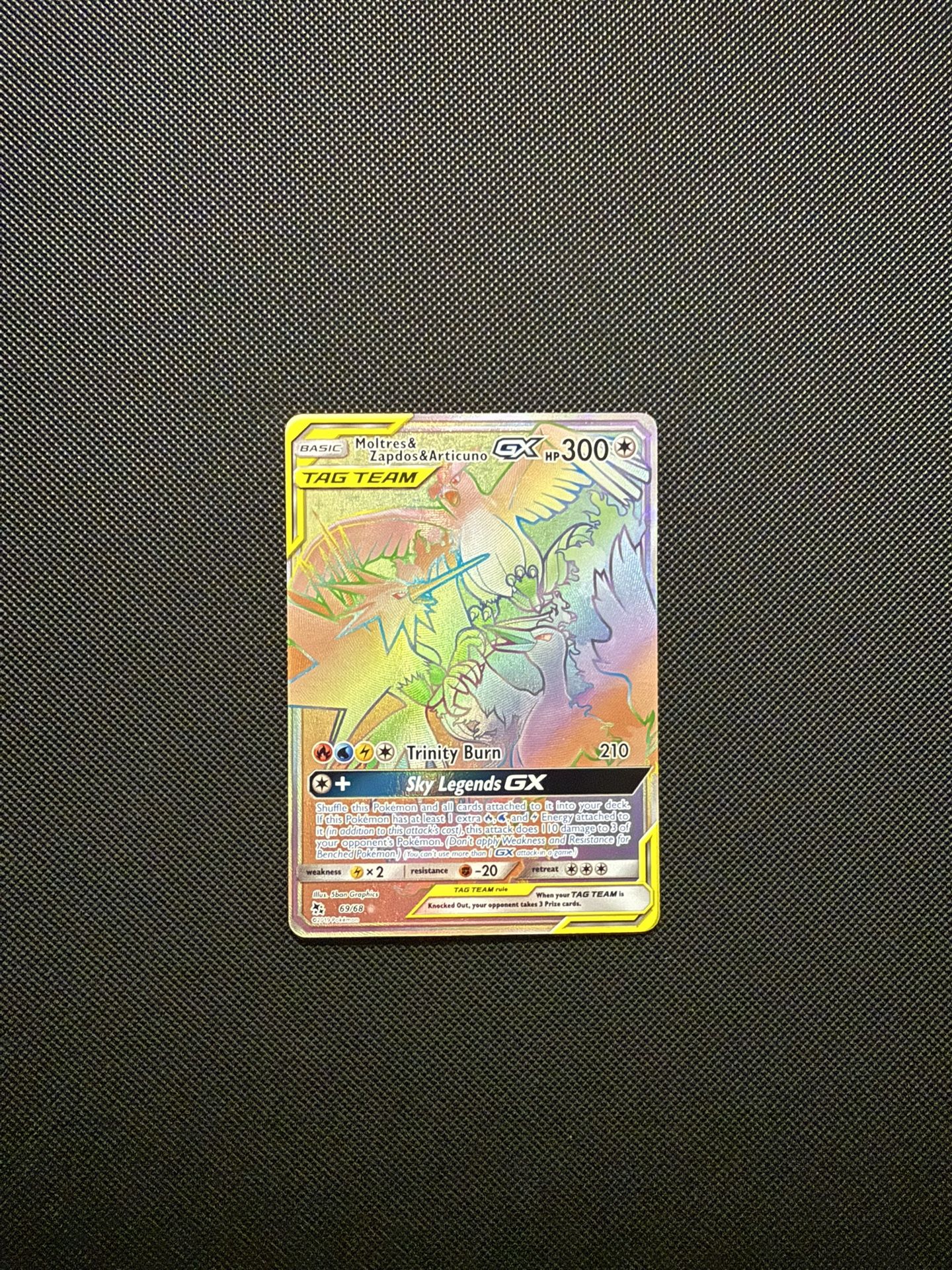 Pokemon Moltres And Zapdos And Articuno Tag Team Gx