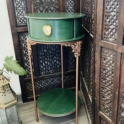 Green Side Table