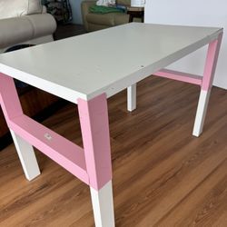 IKEA Pink Baby/Toddler Toy Storage, Matching Desk With Chair 