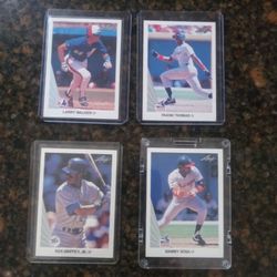 1990 Leaf Rookie Card Lot