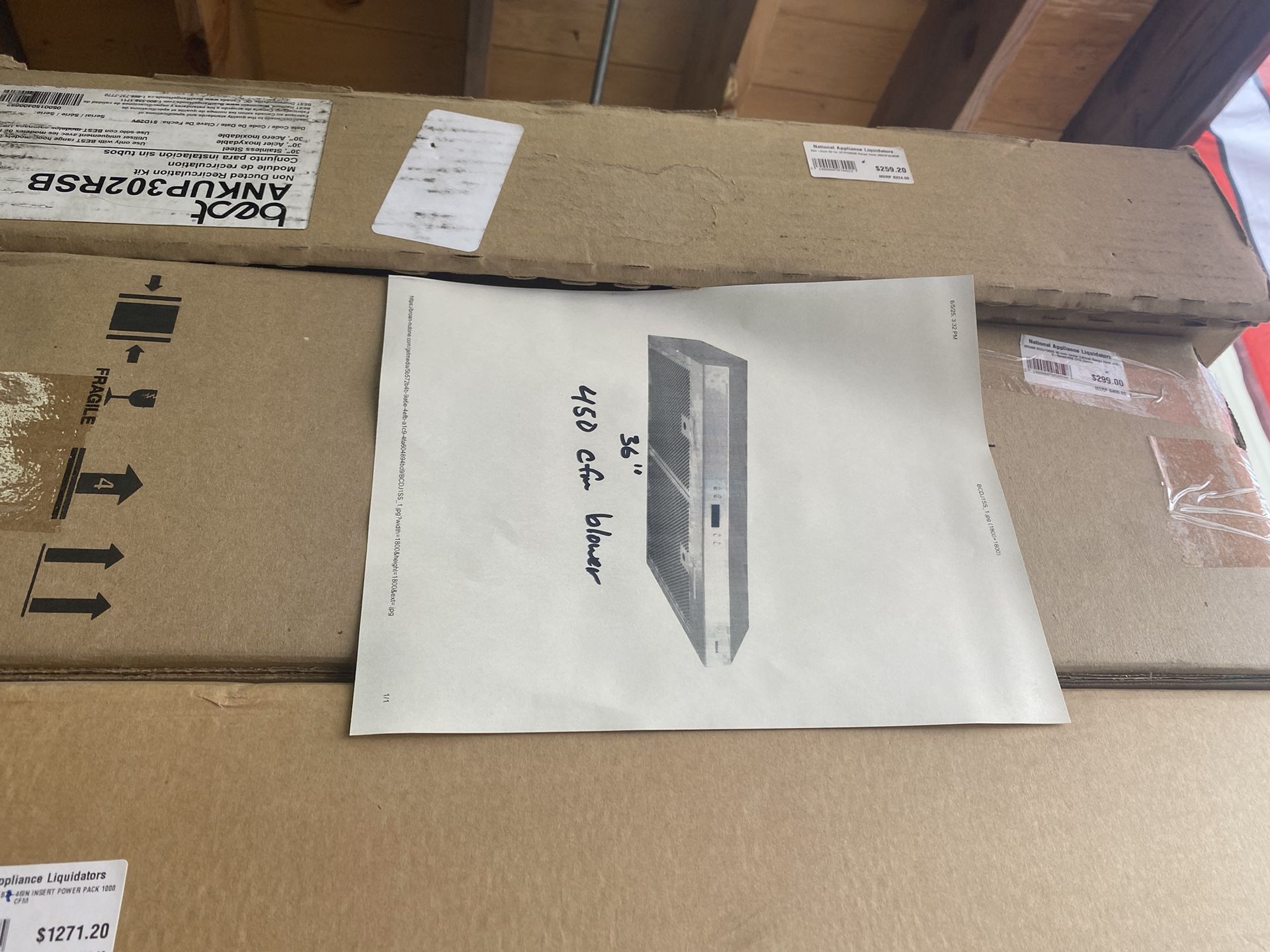 Broan Glacier BCDJ136SS 36 Inch Under Cabinet Range Hood with 3-Speed/400 CFM Blower