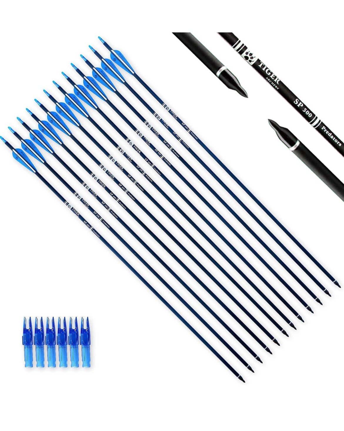 30Inch Carbon Arrow Practice Hunting Arrows