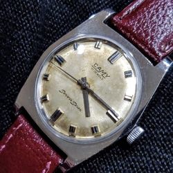 Camy vintage Swiss manual wind "Seven Seas" men's watch 1960s era