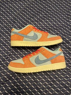 Nike Dunk SB Low Orange Emerald Rise  DV5429-800 - Orange Teal Yellow