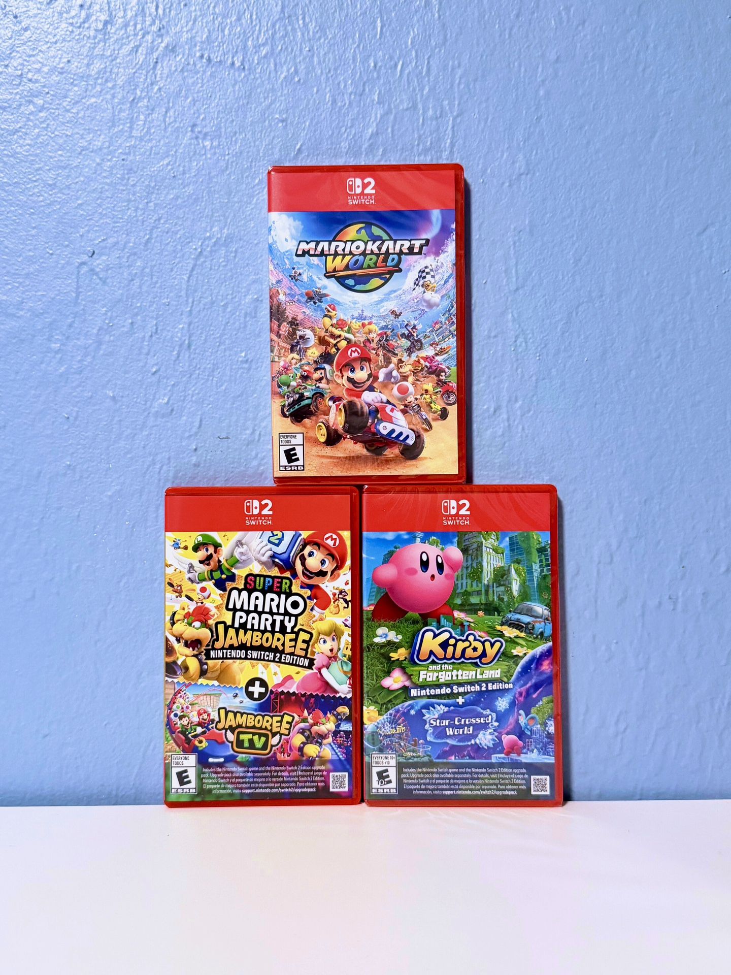 Switch 2 Lot - Mario Kart World - Kirby- Mario Party