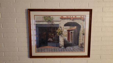 Picture of French City Street and store art