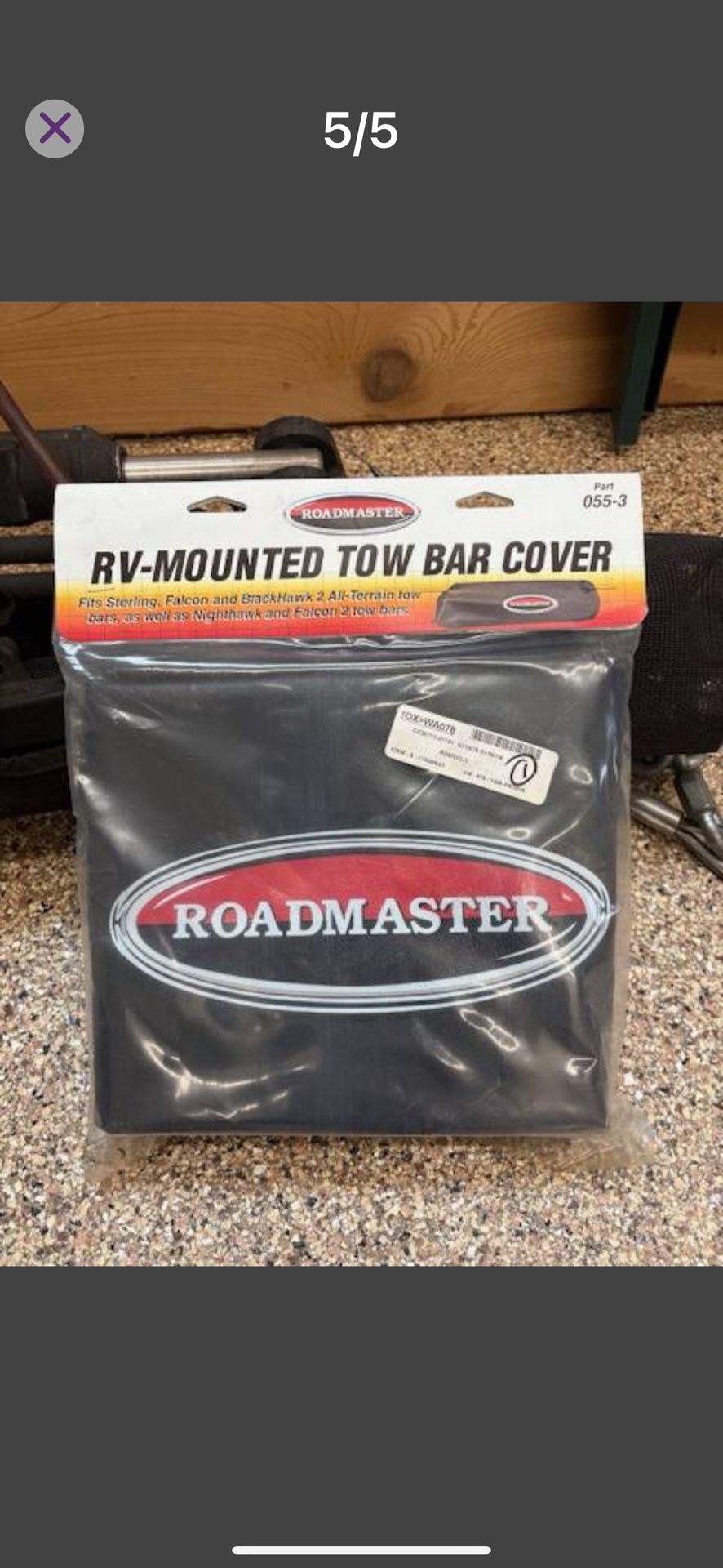 Roadmaster Nighthawk Flat Tow Hitch/bar & protective Screen