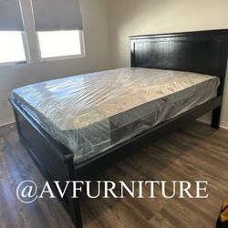 Queen Bed and Mattress NEW