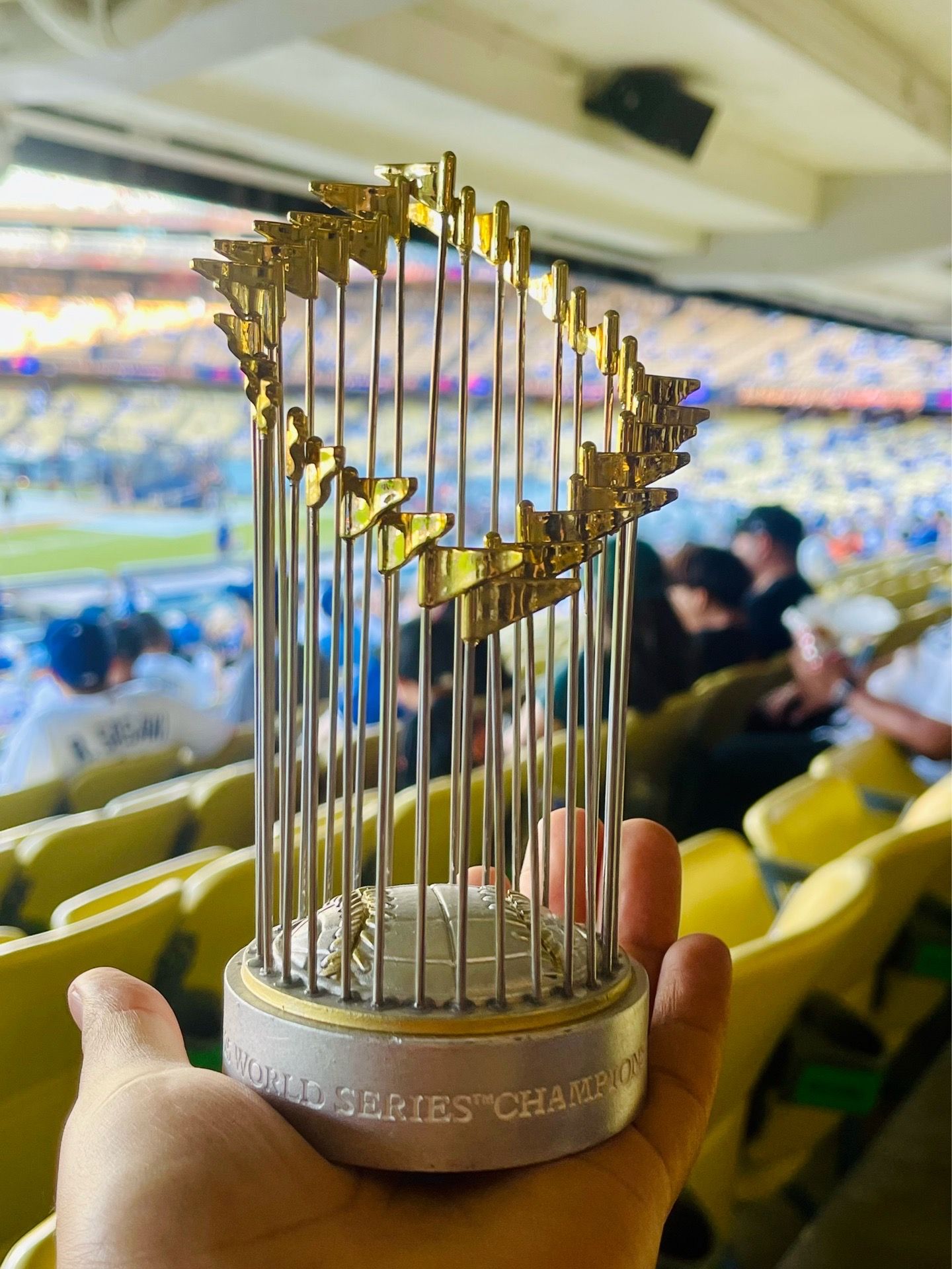 Dodgers 2025 World Series Replica Trophy