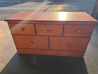 Moving sale - Solid Wooden 5-Drawer Storage Chest