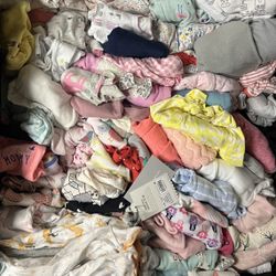 LARGE HAUL of 0-9 mo baby clothes!